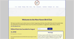 Desktop Screenshot of newhavenbirdclub.org